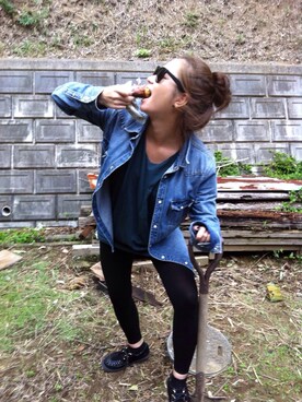 hikaruさん（レディース・158cm）の冬コーディネート