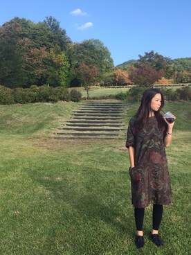 「HaaT（ハート）のアイテム」を使った、hikaruさん（レディース・159cm）の秋コーディネート