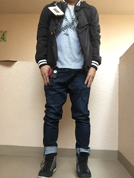 「QUENCHLOUD（クエンチラウド）のアイテム」を使った、Ren Saitoさん（メンズ・168cm）の秋コーディネート