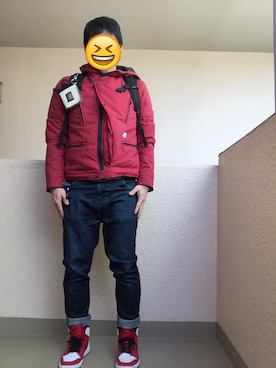 「QUENCHLOUD（クエンチラウド）のアイテム（ジャケット/アウター）」を使った、Ren Saitoさん（メンズ・168cm）の春コーディネート