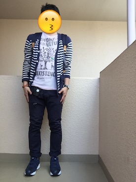 「Gc（ジーシー）のアイテム」を使った、Ren Saitoさん（メンズ・168cm）の春コーディネート