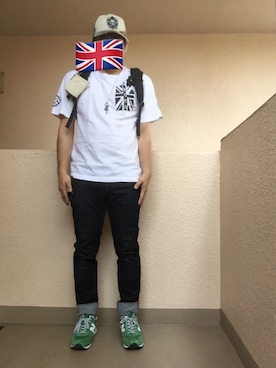 「QUENCH（クエンチ）のアイテム」を使った、Ren Saitoさん（メンズ・168cm）の夏コーディネート