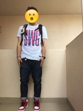 「Utility（ユーティリティー）のアイテム（アクセサリー）」を使った、Ren Saitoさん（メンズ・168cm）の夏コーディネート