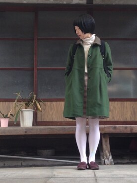 「chambre de charme（シャンブルドゥシャーム）のアイテム（その他シューズ）」を使った、のかさん（レディース・153cm）の春コーディネート