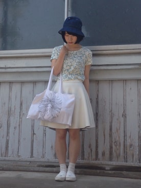 のかさん（レディース・153cm）の春コーディネート