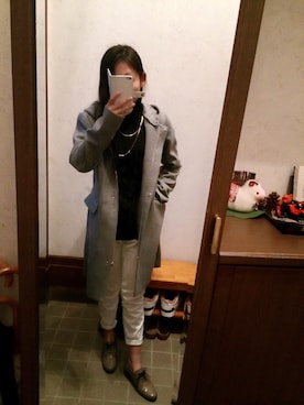 「ANOTHER BRANCH（アナザーブランチ）のアイテム（ジャケット/アウター）」を使った、natsukiさん（レディース・154cm）の秋コーディネート