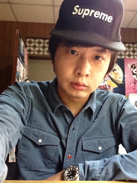 「BALL（ボール）のアイテム」を使った、Ramzaさん（メンズ・174cm）の冬コーディネート