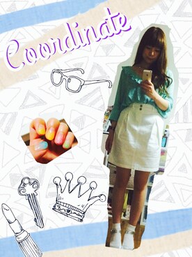 まなふぃーさん（レディース・159cm）の夏コーディネート