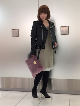 「スニーカーパンプス」｜CROMAGNON TKWさん（レディース・158cm）の秋コーディネート