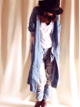 「ROZY（ロージィー）のアイテム」を使った、hanaさん（レディース・156cm）の秋コーディネート