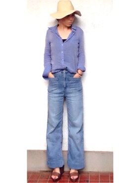 hanaさん（レディース・156cm）の夏コーディネート