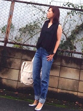 hanaさん（レディース・156cm）の秋コーディネート