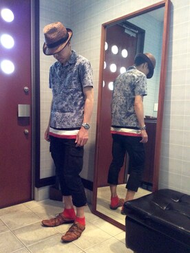 「クロップドパンツ」｜tonko330さん（メンズ・170cm）の春コーディネート