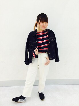 「セポ」｜「アイテム（ジャケット/アウター）」を使った、ERIOさん（レディース・154cm）の春コーディネート
