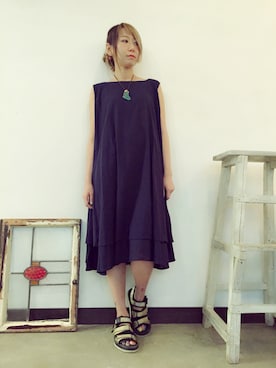 「suicoke（スイコック）のアイテム」を使った、bacchyo!さん（レディース・167cm）の夏コーディネート