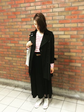 「ANOTHER BRANCH（アナザーブランチ）のアイテム（スカート）」を使った、satokoさん（レディース・167cm）の秋コーディネート
