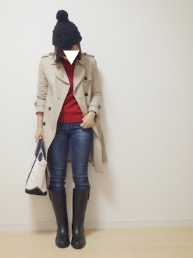 「アイテム（トレンチコート）」を使った、namiheyさん（レディース・158cm・20代）の秋コーディネート