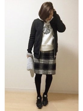 namiheyさん（レディース・158cm）の冬コーディネート