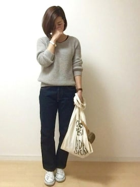「風邪っぴき」｜「アイテム（その他）」を使った、namiheyさん（レディース・158cm）の冬コーディネート