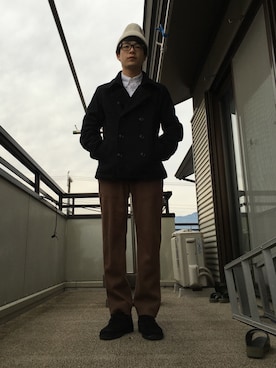 「シティボーイ」｜もりっちさん（メンズ・170cm）の冬コーディネート
