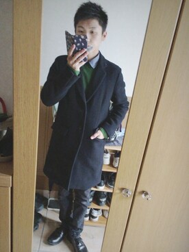 隼人さん（メンズ・172cm）の冬コーディネート