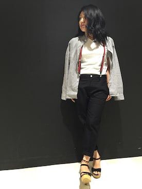 大宮マルイBOYCOTT スタッフ3さん（レディース・155cm）の夏コーディネート