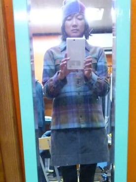 「A（エィス）のアイテム（その他アウター）」を使った、ザリバーサーフさん（レディース・170cm）の冬コーディネート