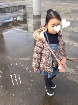 「next（next）のアイテム（ダウンジャケット/コート）」を使った、はなさゆりさん（キッズ・100cm）の冬コーディネート