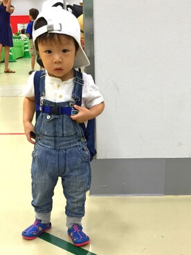 「DIESEL KIDS」｜はなさゆりさん（キッズ・90cm）の夏コーディネート