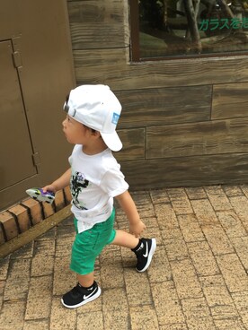 「DIESEL KIDS」｜はなさゆりさん（キッズ・90cm）の夏コーディネート