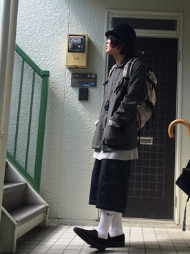 「Yohji Yamamoto（ヨウジヤマモト）のアイテム（カバーオール）」を使った、のったくん。さん（メンズ・174cm）の春コーディネート
