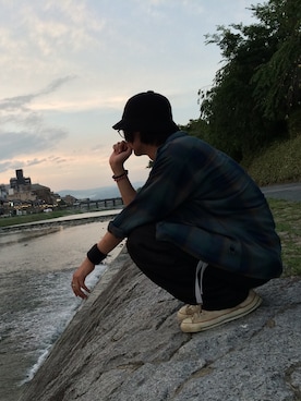 のったくん。さん（メンズ・174cm）の夏コーディネート