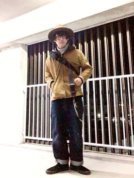 「SUNDAY WORKS（サンデーワークス）のアイテム（ジャケット/アウター）」を使った、のったくん。さん（メンズ・175cm）の冬コーディネート