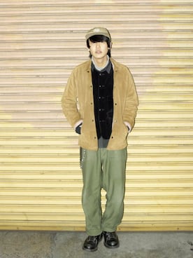 「SUNDAY WORKS（サンデーワークス）のアイテム（ジャケット/アウター）」を使った、のったくん。さん（メンズ・175cm）の冬コーディネート