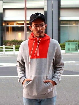 「POLeR（ポーラー）のアイテム」を使った、タータスストアー大阪さん（メンズ・174cm）の冬コーディネート