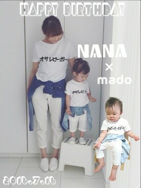 madoさん（キッズ・70cm）の夏コーディネート