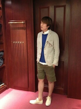 スタッフさん（メンズ・180cm）の春コーディネート