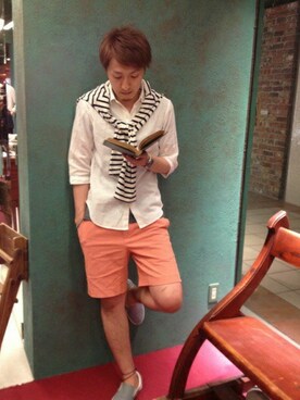 スタッフさん（メンズ・180cm）の春コーディネート