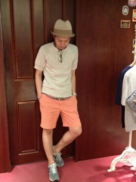 スタッフさん（メンズ・180cm）の春コーディネート