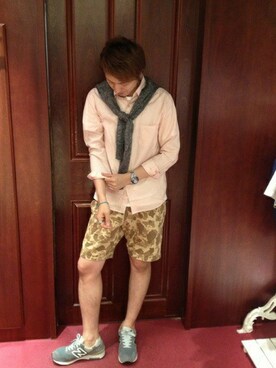 スタッフさん（メンズ・180cm）の夏コーディネート