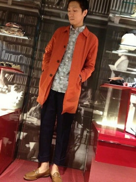 スタッフさん（メンズ・180cm）の秋コーディネート