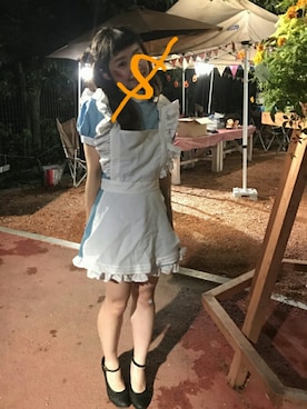 「しまむら（シマムラ）のアイテム（パンプス、ブラック系）」を使った、Chieさん（レディース・153cm）の秋コーディネート