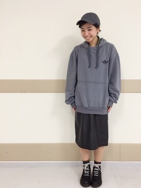 「override 」｜NARUMIさん（レディース・158cm）の冬コーディネート