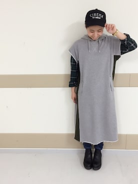 「override 」｜NARUMIさん（レディース・158cm）の冬コーディネート