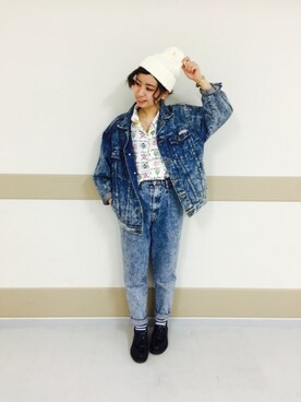 「override 」｜NARUMIさん（レディース・158cm）の冬コーディネート