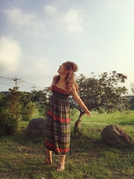 「すっぴん」｜「アイテム（その他）」を使った、♡、。・S♡、。・:*:・さん（レディース・159cm）の夏コーディネート
