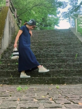 「NIRAME.CO（ニラメッコ）のアイテム（バッグ）」を使った、♡、。・S♡、。・:*:・さん（レディース・159cm）の夏コーディネート