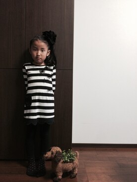 「KP（ケーピー）のアイテム（Tシャツ/カットソー、その他）」を使った、hiroさん（キッズ）の夏コーディネート