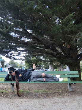 「POWELL（パウエル）のアイテム」を使った、tokyofunksさん（メンズ・166cm）の夏コーディネート