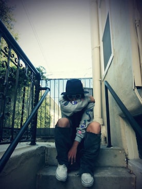 「hat」｜tokyofunksさん（メンズ・166cm）の夏コーディネート